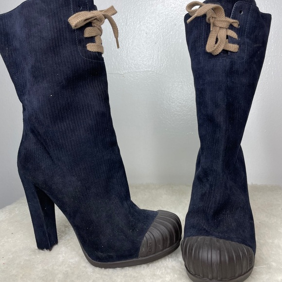 Fendi Lace Sky High Booties (39.5) - Picture 5 of 8